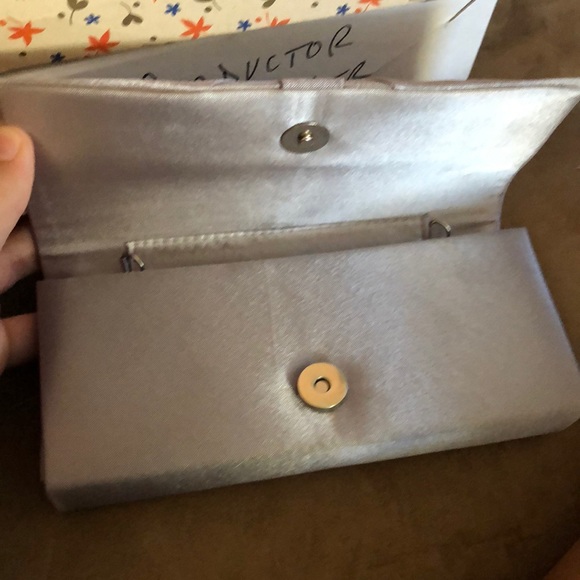 Silver clutch by RSVP - Picture 3 of 4